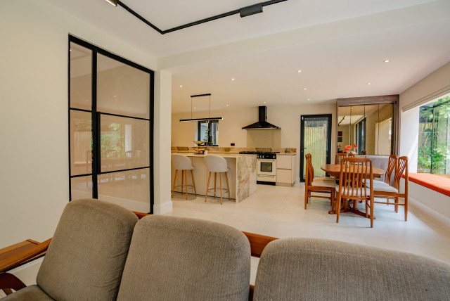 Croydon Extension and Loft Conversion contemporary-dining-room