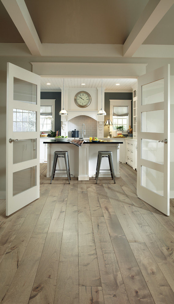 Transitional home design photo in Santa Barbara