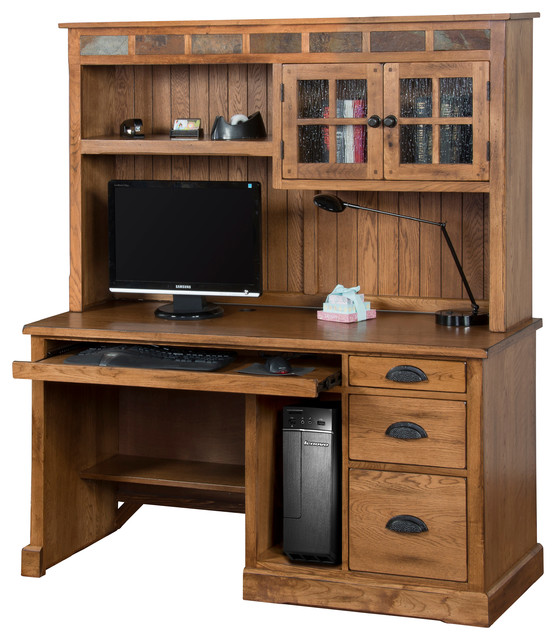 Sedona Computer Desk With Hutch Southwestern Desks And Hutches by