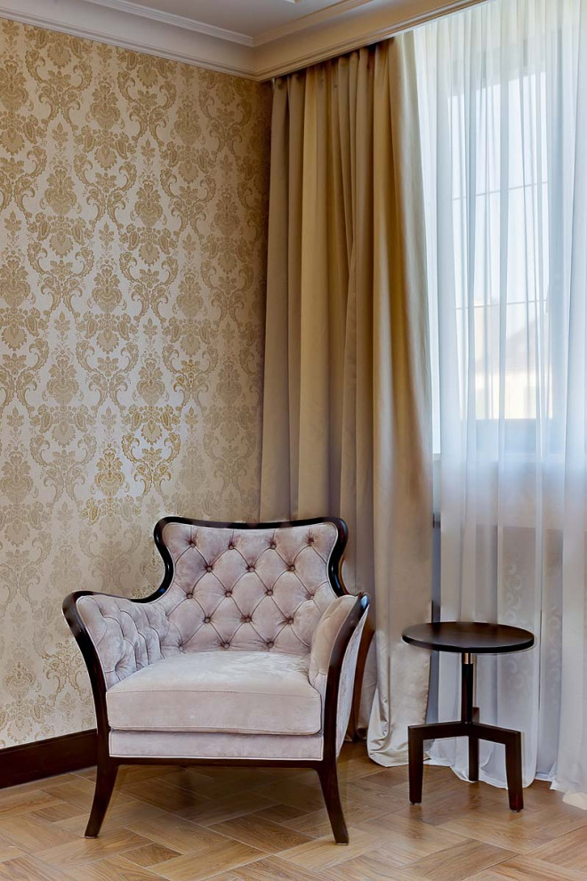 Дом в бежевых тонах