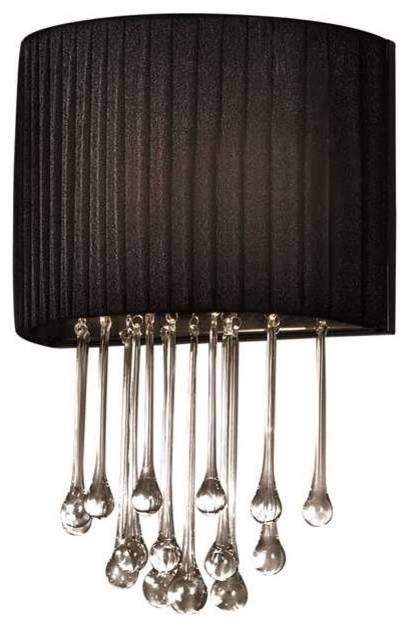 Eurofase 16036-017, Penchant Wall Sconce, Black