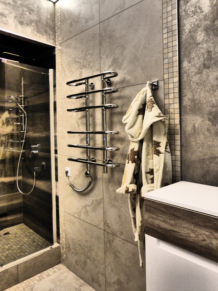 санузел в стиле лофт