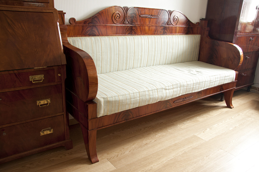 Mahogany Russian Empire sofa