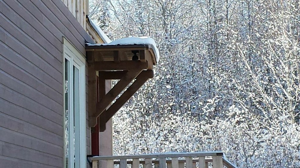 Mountain style home design photo in Toronto