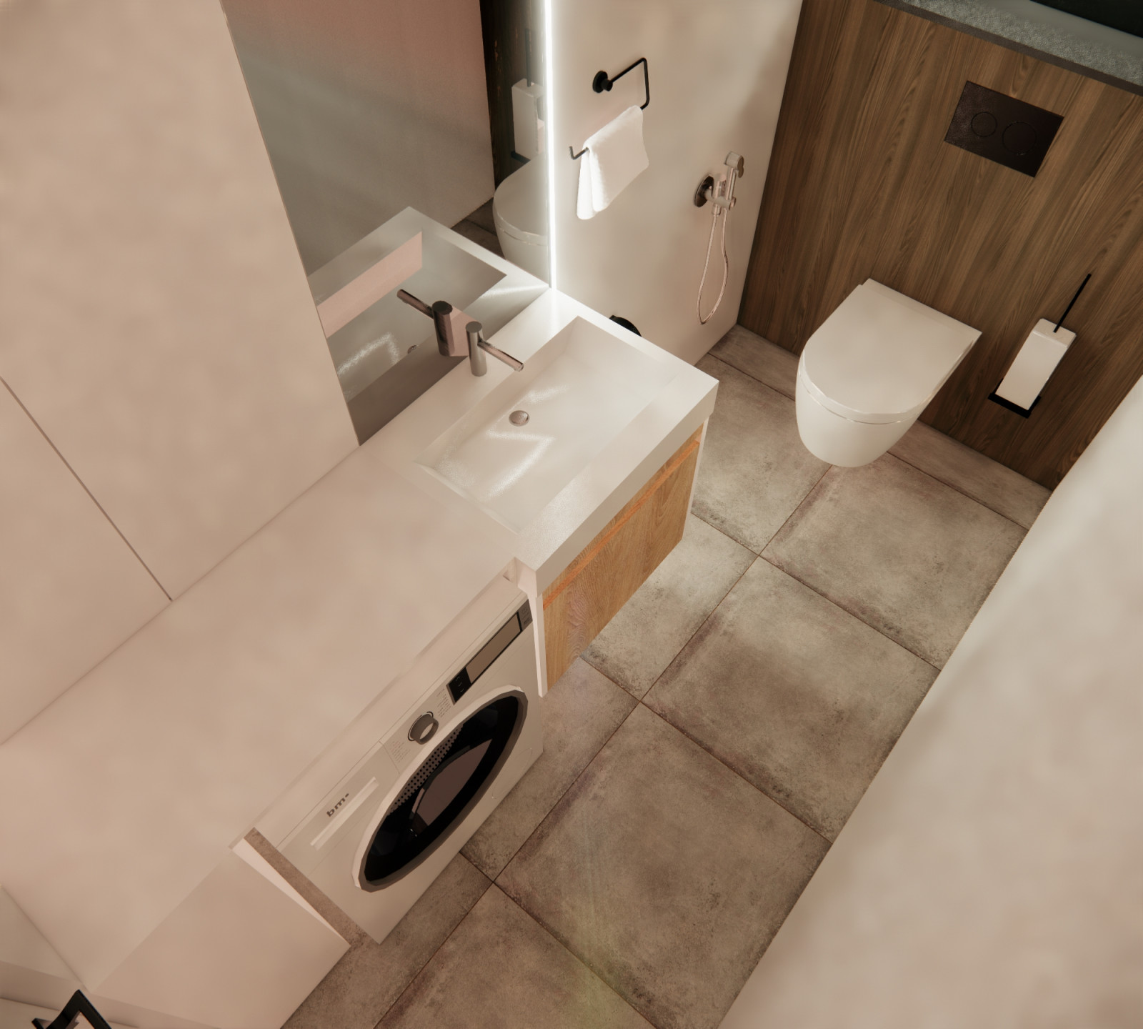 Минимализм в трёхкомнатной квартире