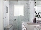 Transitional Bathroom by Studio Tupelo Modern Interiors