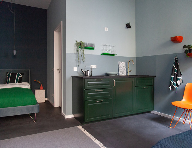 Mini Apartment in Berlin eclectic-living-room