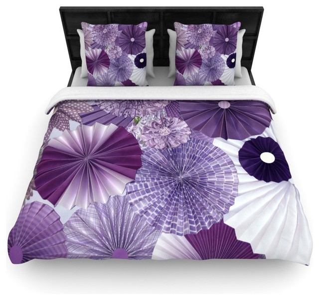 Heidi Jennings Lavender Wishes Purple Duvet Cover Contemporary Heidi Jennings Lavender Wishes Purple Duvet Cover Contemporary Covers And Sets By Kess Global Inc