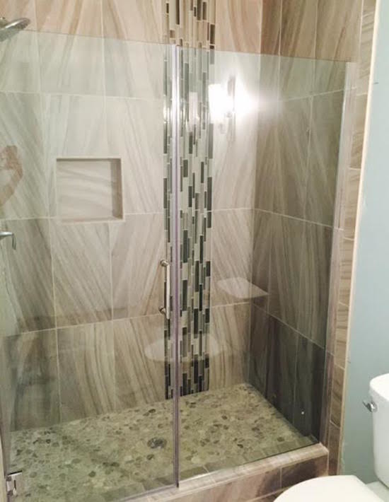 Transitional bathroom photo in Denver