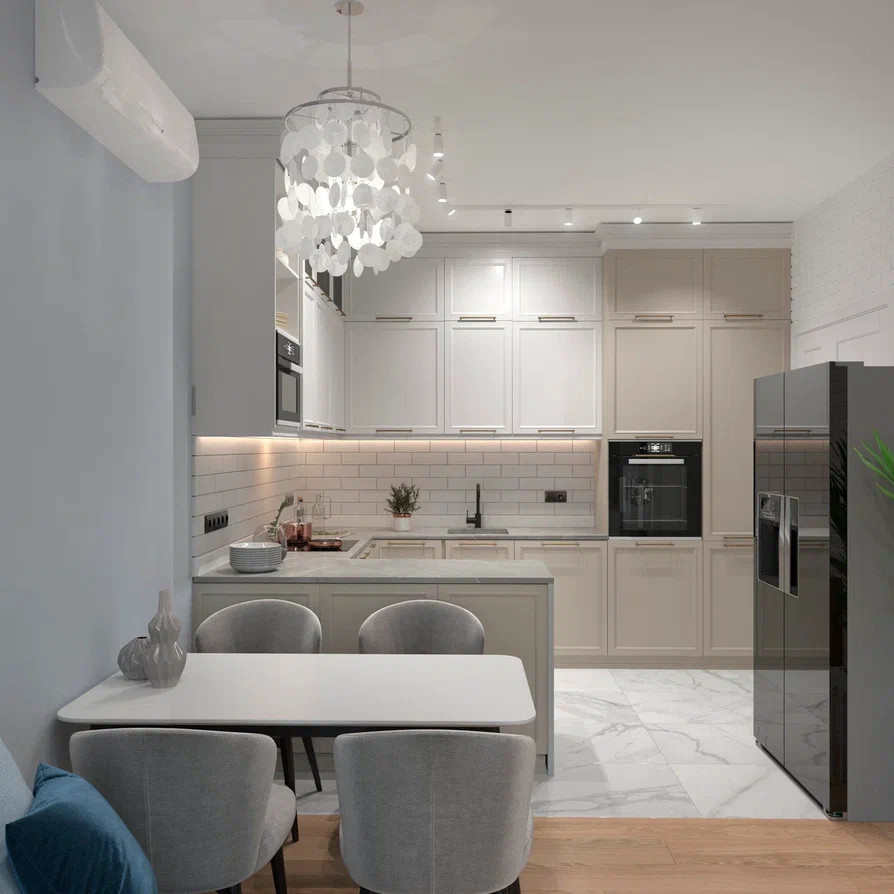 Квартира в современном стиле для семьи с ребенком