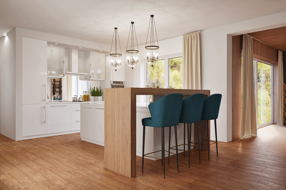 Дом в лесу для постоянного проживания.