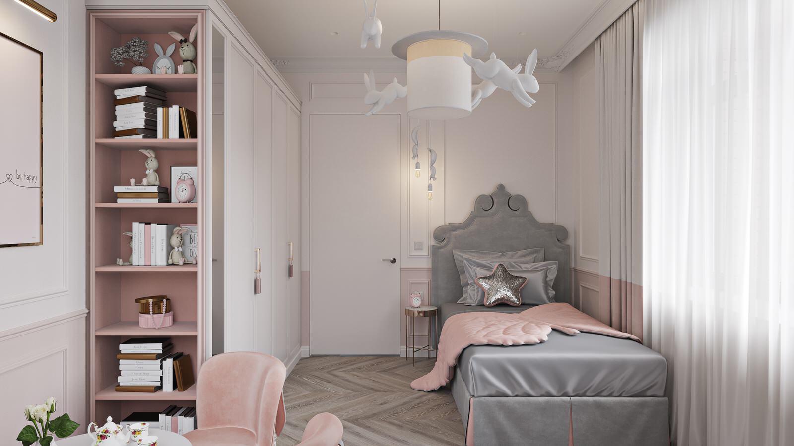 Квартира с сочными цветовыми акцентами для большой семьи