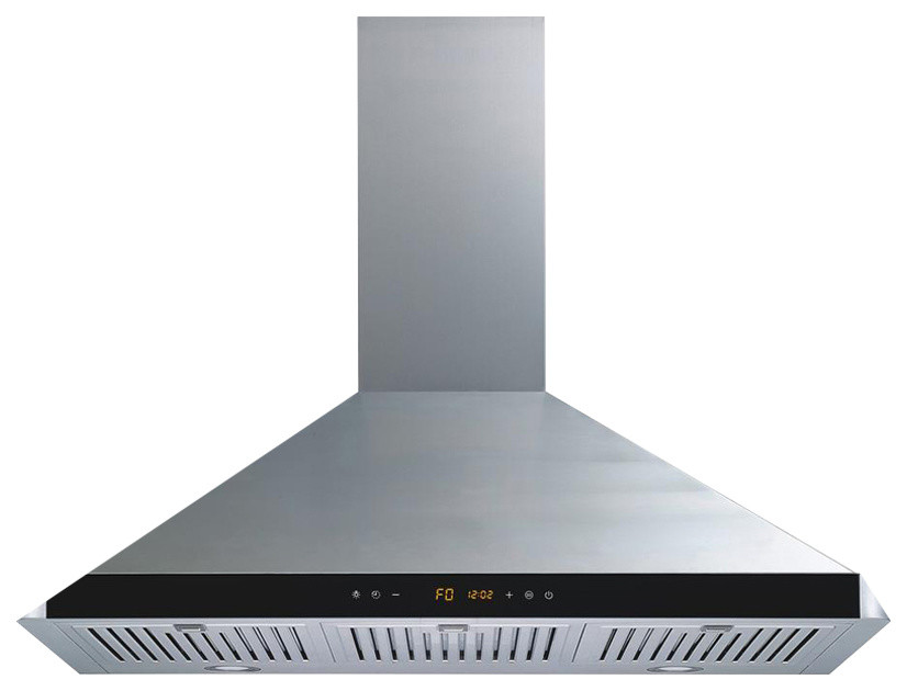 Winflo Convertible WallMount Range Hood, Charcoal Filters, 439 CFM, 36