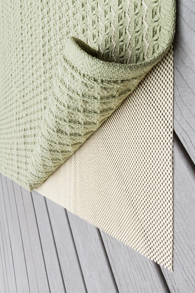 Loloi Outdoor Grip Rug, PAD3OPAD1BE004060, Beige,4'x6' Contemporary