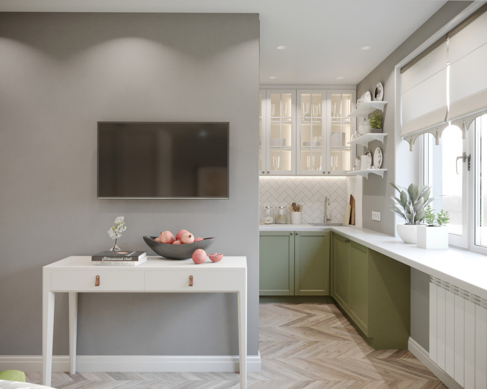 Apartment in old building, Dybenko street