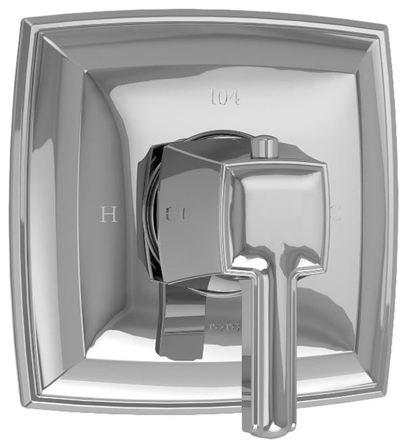 Toto Ts221TCp Connelly Chrome Thermostatic Shower Mixing Valve Trim Transitional Tub And