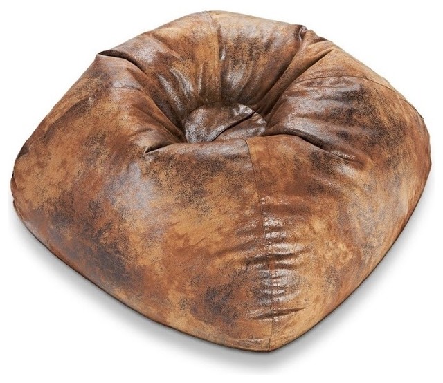 Ace Bayou 98-inch Faux Leather Polyester Bean Bag