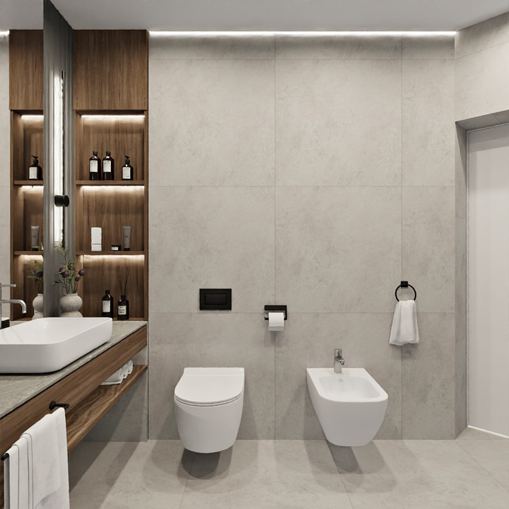 Санузел в современном стиле