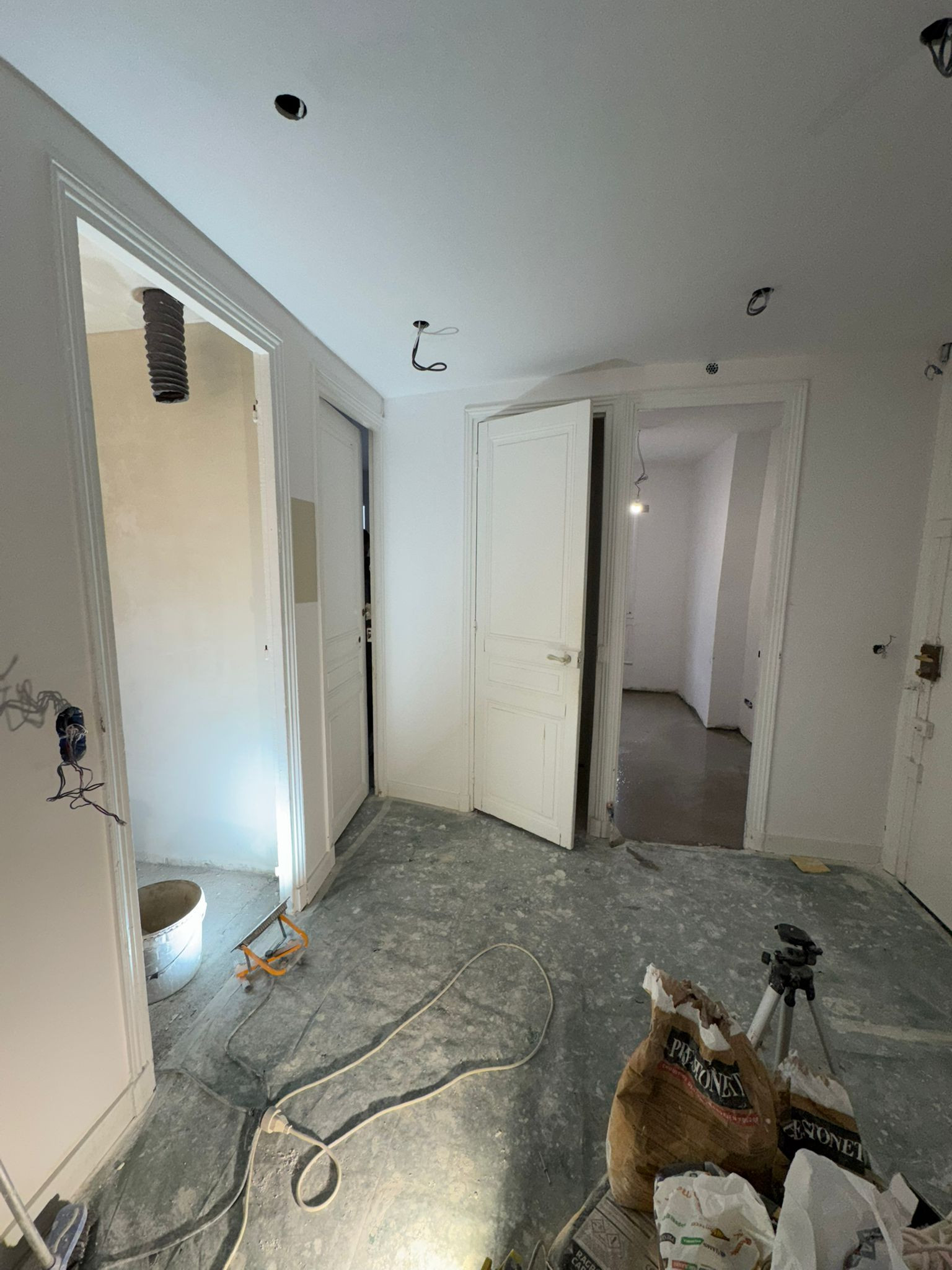 Projet Buttes Chaumont, rénovation d'un appartement de 60m2