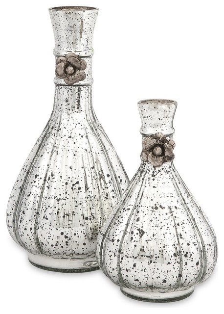 Gabrielle Glass Bottles - Set of 2