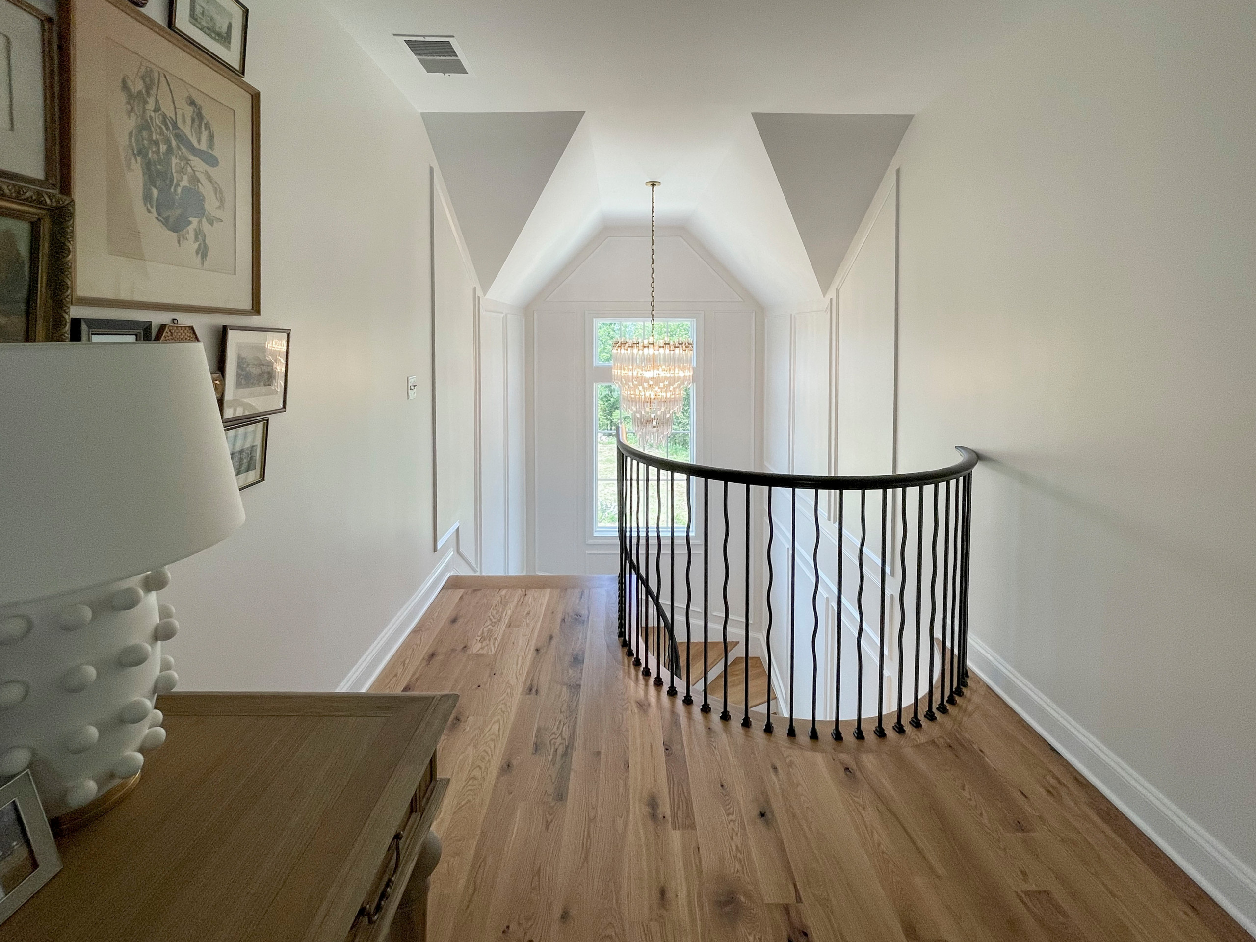 106_Modern Balustrade System Meets Traditional Winding Stairs, Aldie VA  20105