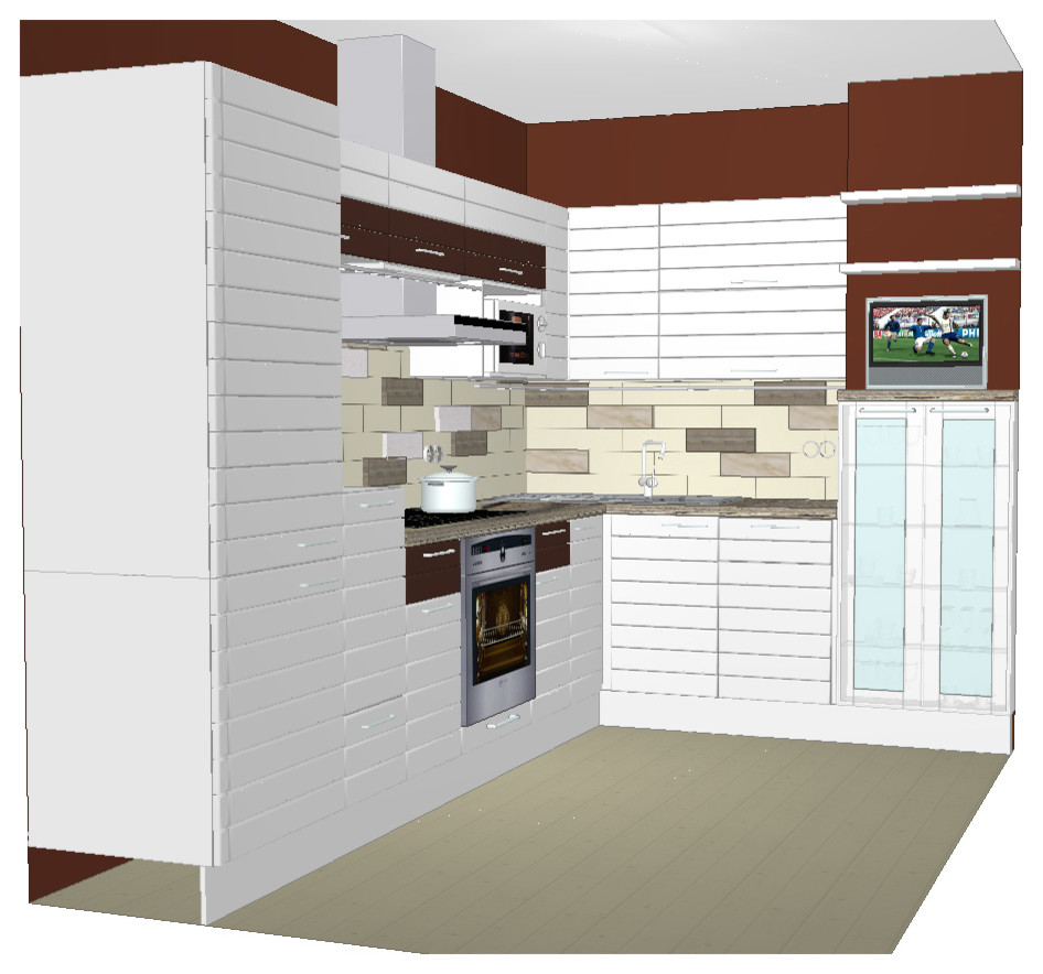 Кухня в коттеджном посёлке Пестово