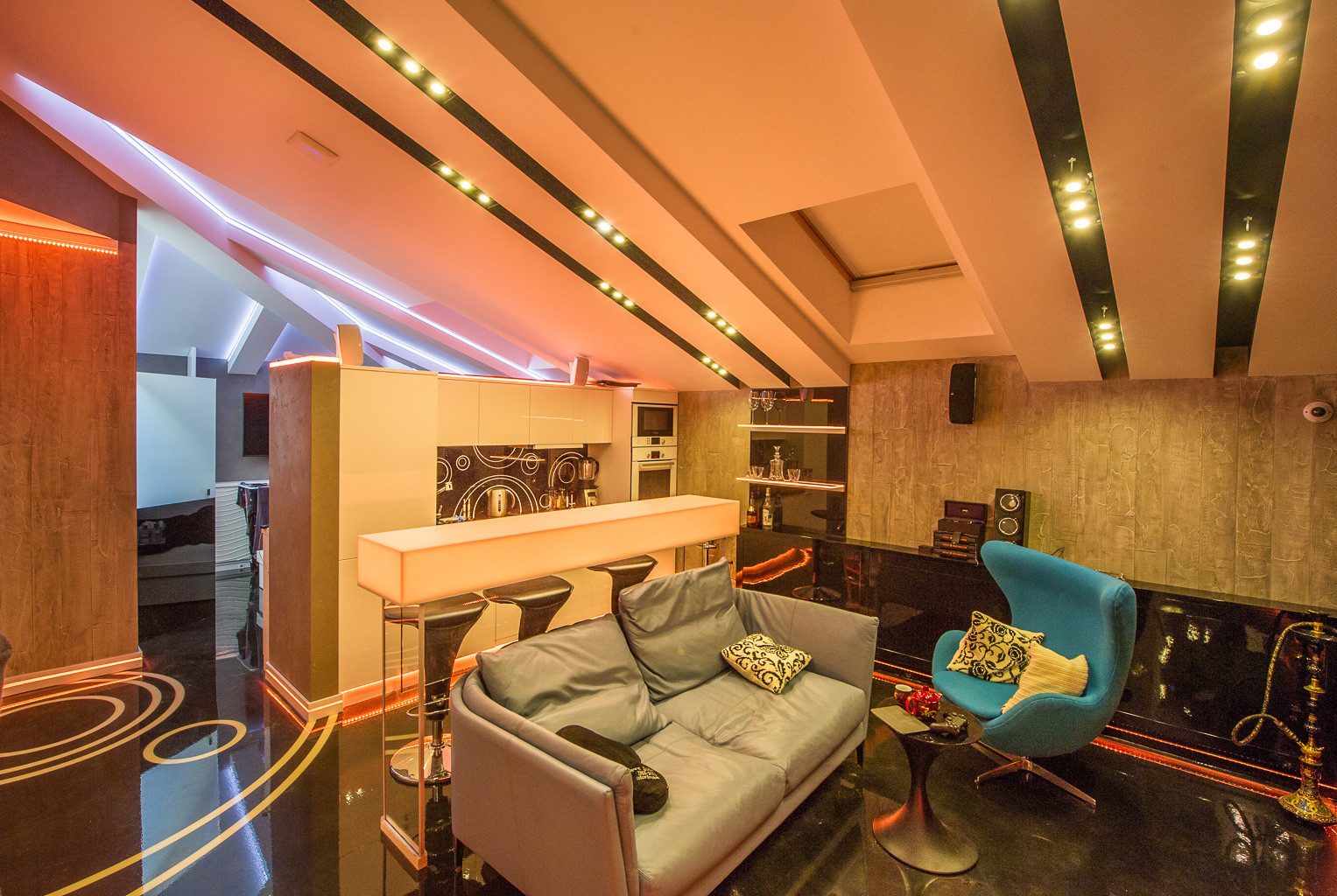 "Теплый" световой сценарий