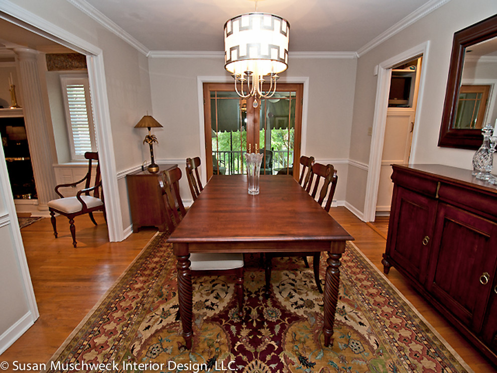 Example of a classic dining room design in Other