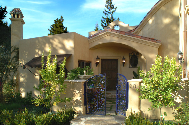 Front view mediterranean-house-exterior