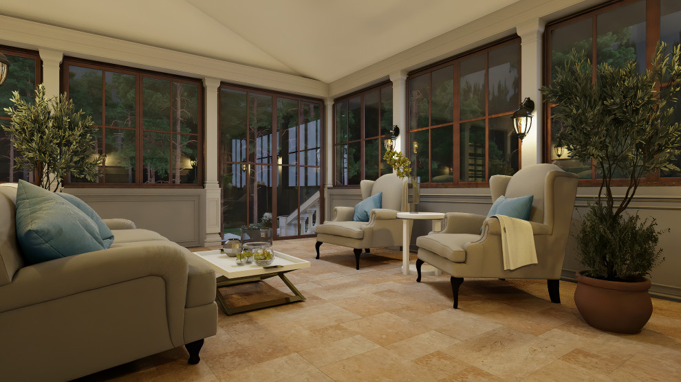 Зимний сад интерьер.Трувиль