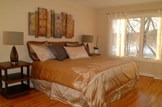 Long Island Home Staging eclectic-bedroom