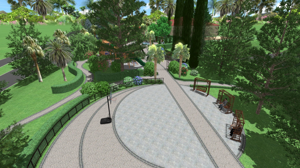 Детская площадка для санатория.