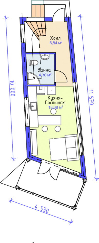 Проект дома Бау 56