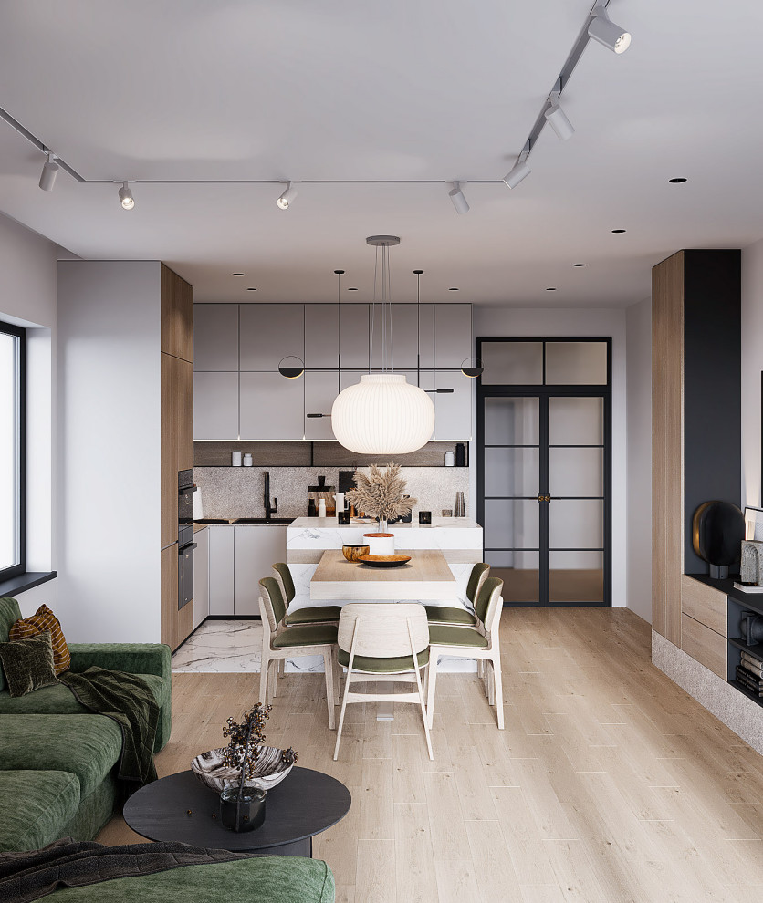 Проект интерьера частного дома, г. Ростов-на-Дону, площадью 120 кв.м.