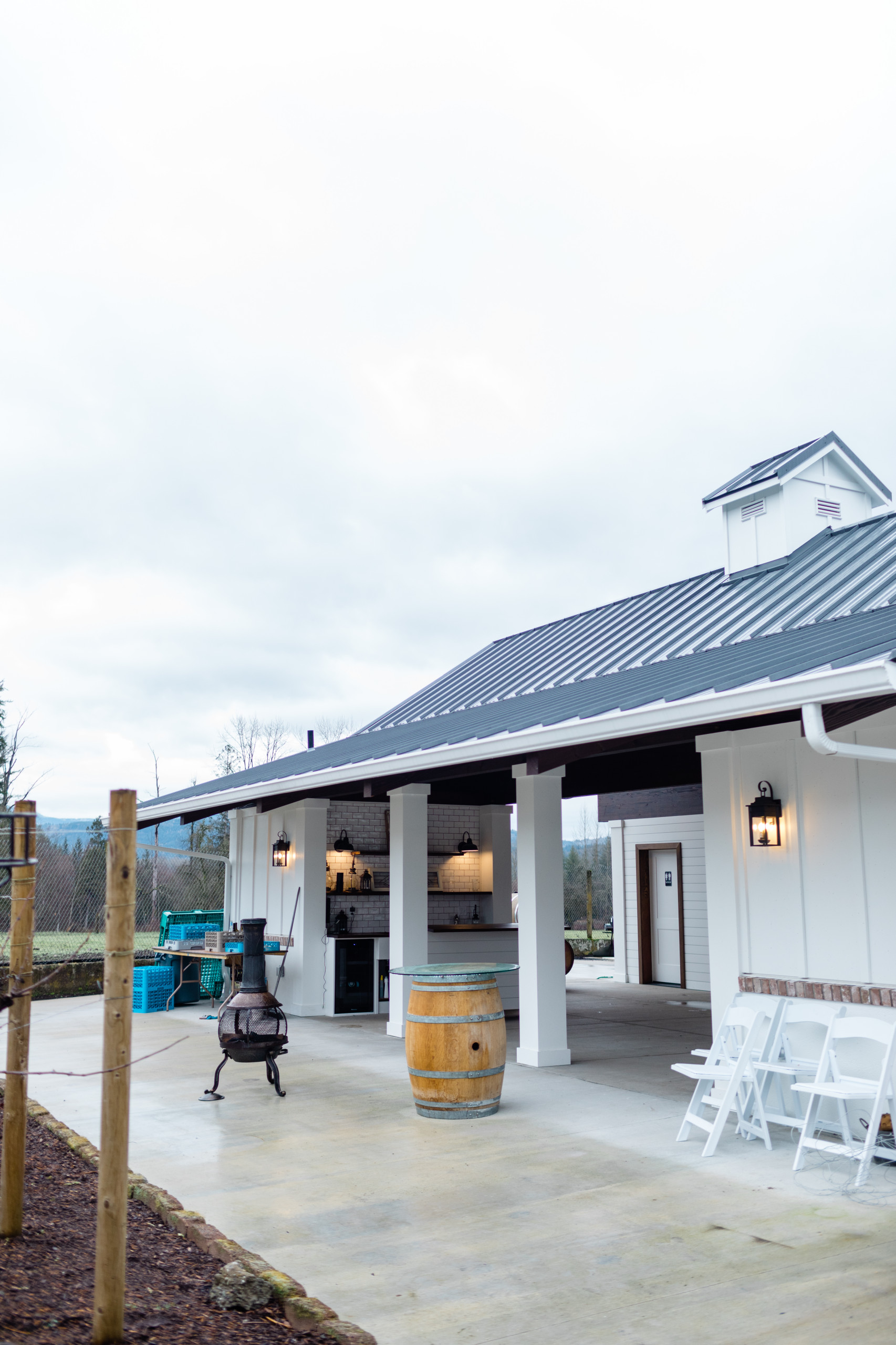 Winery Timber Frame Pavilion