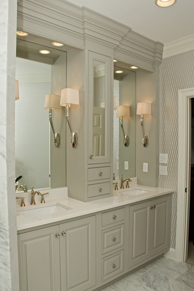 MASTER BATH CARRARA MARBLE