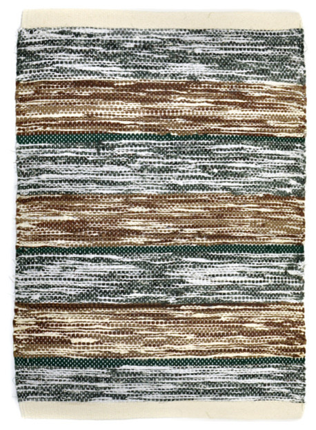 re:loom Handwoven Small Rug, Madras Filed
