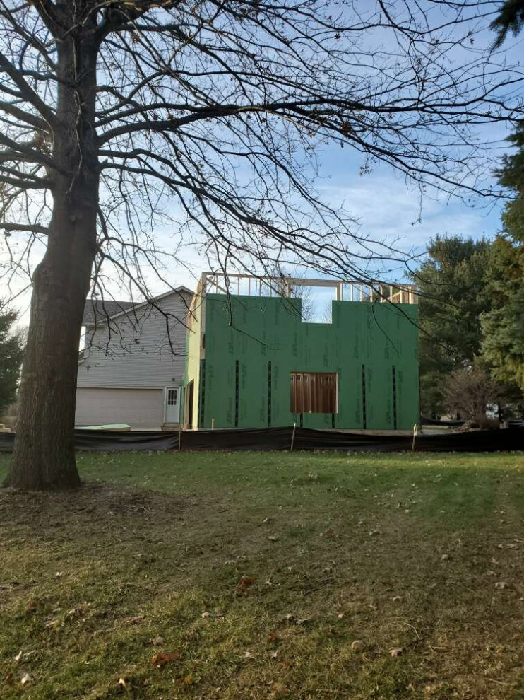 2 story 2 car garage addition