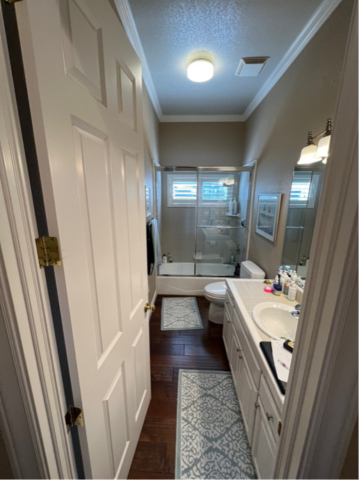 Davis Hall Bath Before