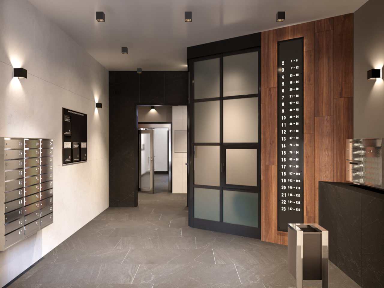 3d Визуализация мест общественного пользования в ЖК Прагма-Сити