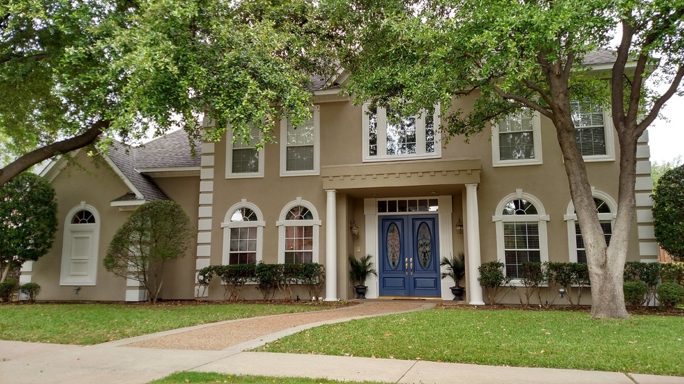 Stucco Exterior in Plano Traditional Dallas by Stucco Exterior in Plano Traditional Dallas by