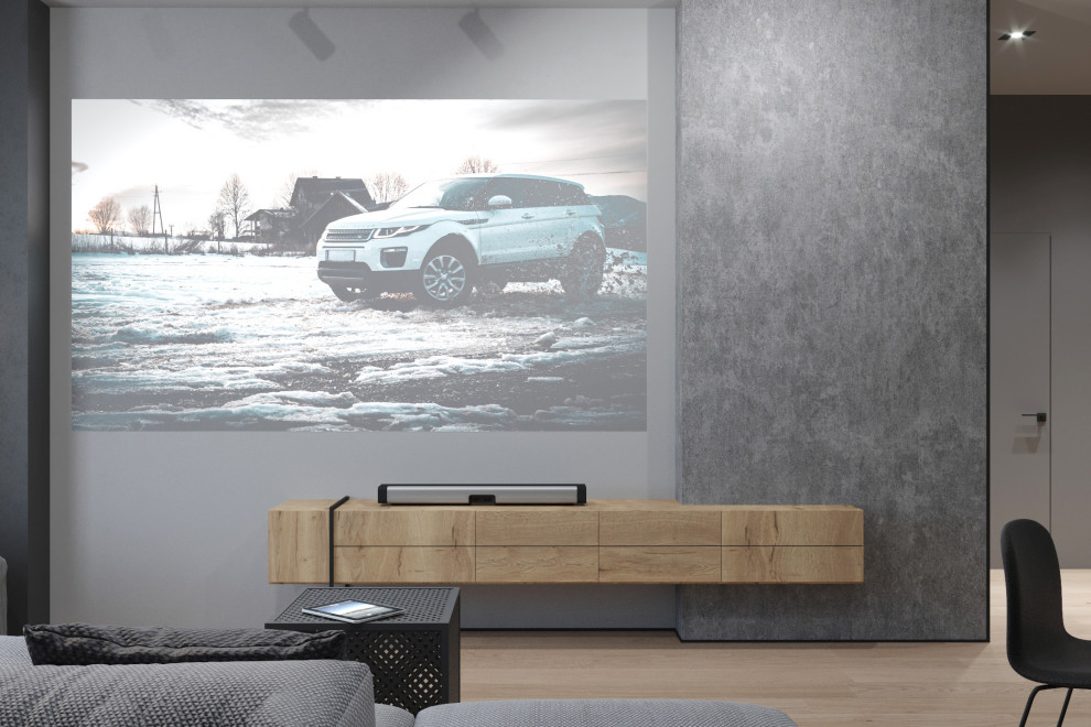 Однокомнатная монохромная квартира