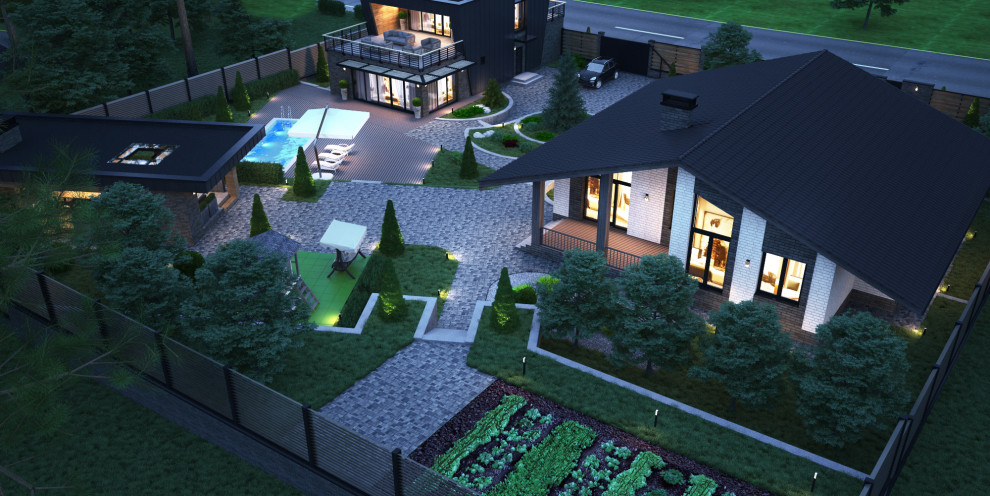 Дизайн проект благоустройства участка