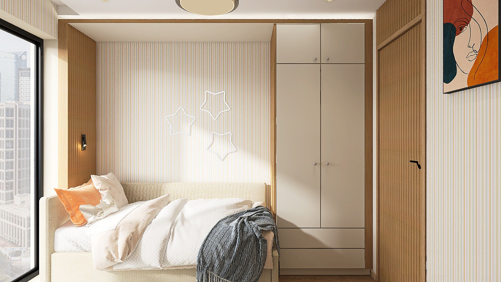 Проект трехкомнатной квартиры 66,8 кв.м.