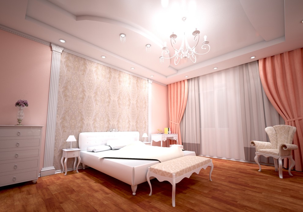 дизайн проект спальни для девочки в 3х к.квартире