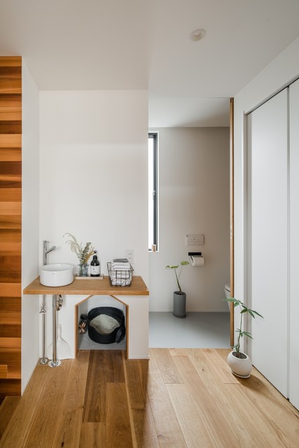 上笠の家 orientale-bagno-di-servizio
