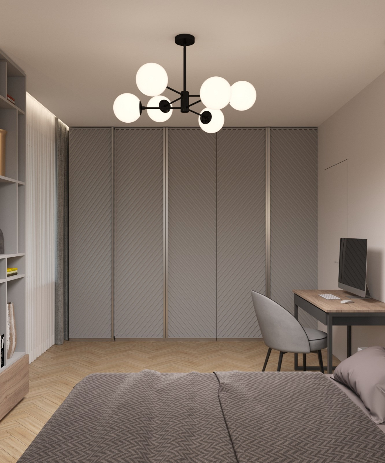 Квартира в современном стиле для супружеской пары