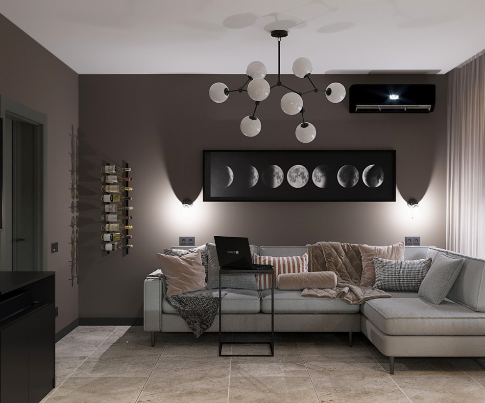 Кухня-гостиная в ЖК Достояние