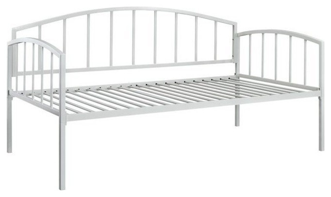 DHP Ava Metal Twin Daybed in White