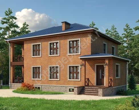 Проекты домов из кирпича